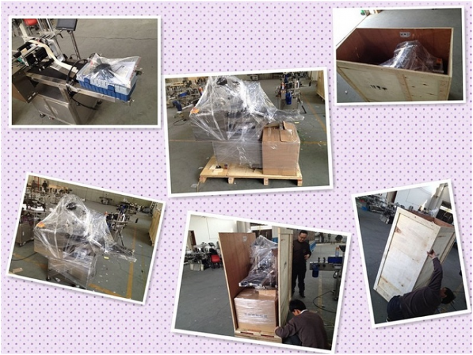 HAY SUS304 Servomotor Automatisk rund flaskemerkemaskin PLC-kontroll