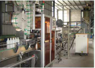 Vanntett og rustfast krympemuffemaskin for PVC- og PET-flasker