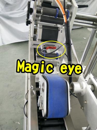 Høyhastighets Delta servomerking motor driver hetteglass merkemaskin for små runde flasker