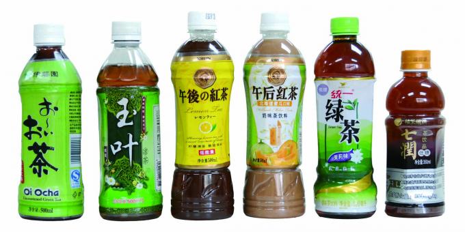 To sider flaske Automatisk krympemuffe applikator for mineralvann