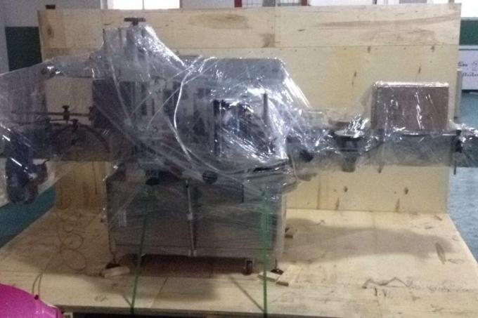 Aluminiumslegering Opp hetteglass merkemaskin for rund flaske, industriell merkemaskin