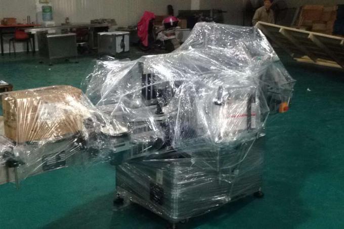 Aluminiumslegering Opp hetteglass merkemaskin for rund flaske, industriell merkemaskin