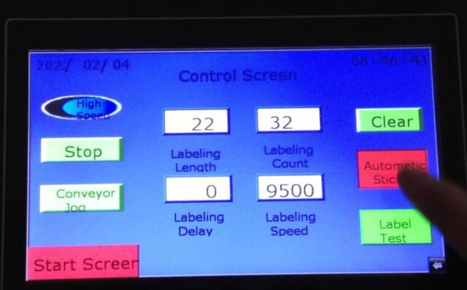 Objektdetekter magisk øye automatisk dobbeltsidemerkemaskin med dreieskive