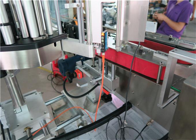 Rund flaske klistremerke merkemaskin med importert magisk øye med høy nøyaktighet