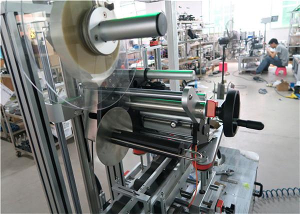 Auto topp merkemaskin Flat overflate etikett applikator med transportør / topp merkingsutstyr