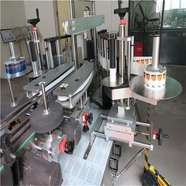 Front bak Automatisk klistremerke merkemaskin Selvklebende 330mm Maks ytre diameter