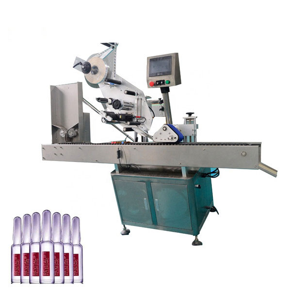 Intelligent Control Sus304 Economy Automatic Cosmetics Vial Labelling Machine