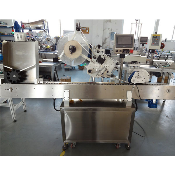 Plc Control Economy Automatisk hetteglass Horisontal merkemaskin for miniflaske