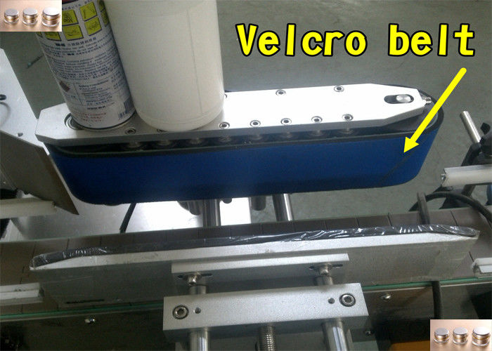 Kina selvklebende neglelakk Etikettapplikatormaskin for 220V 1,5HP 50 / 60HZ runde flasker leverandør