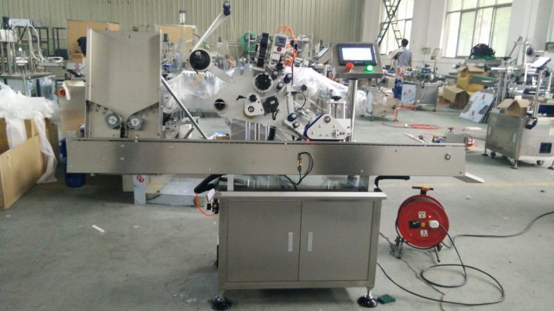 Kina høyhastighets små runde bokser etikett lim maskin, øye svart flaske etikett klistremerke maskin for kosmetikk leverandør